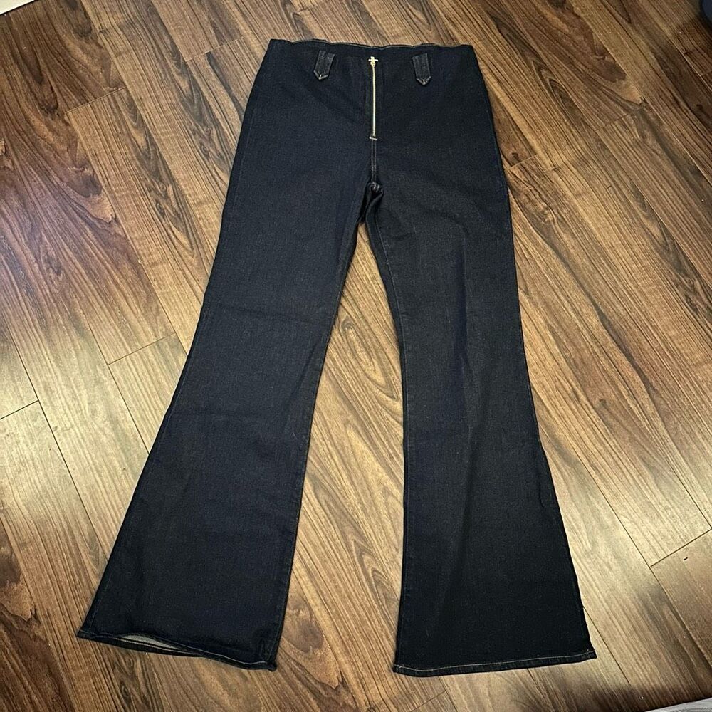Express Black Flare & Wide Leg Jeans